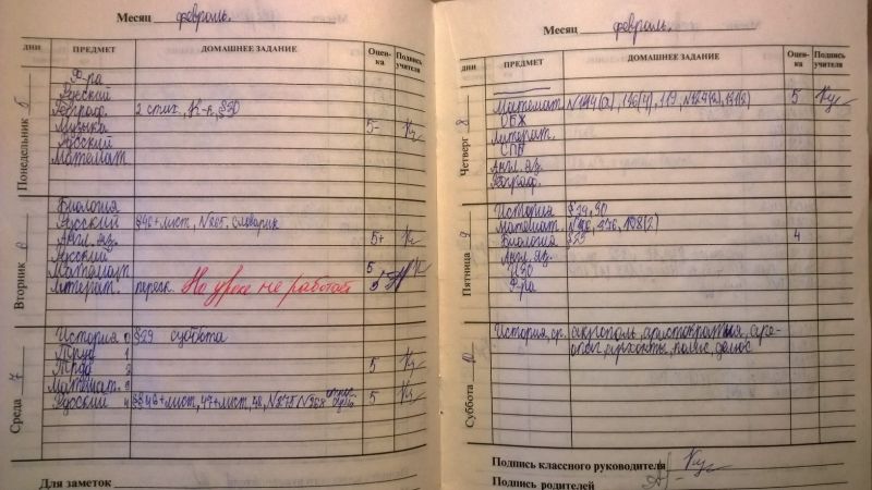 Дневник ученика 2-го класса. 1983 год. - ЯПлакалъ